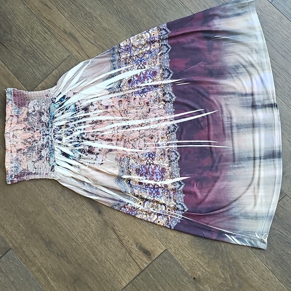 BOHO STRAPLESS DRESS - Picture 3 of 10